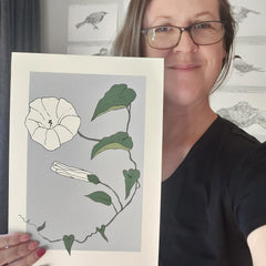 Mum's Garden Convolvulus Art Print