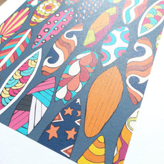 Surfboards Art Print
