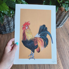 Rooster Art Print