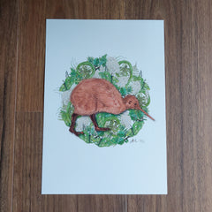 Penny + Lesh Collab Collection, Penny+Lesh Collab, art prints, Penny Royal Design, birds, kiwi