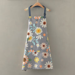 Contemporary Cotton Canvas Sunflower Apron