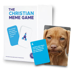 The Christian Meme Game for Family Fun– Clean Hilarious Bible Game with 75 Memes & 360 Faith-Based Captions – Family Meme Game Christian Gift for Teens & Adults 10+ & Youth Group Bible Card Game