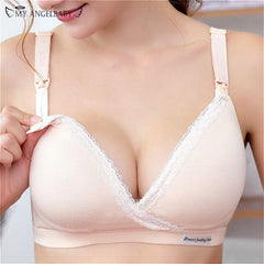 Cotton Wireless Nursing Bra for Pregnant Women
