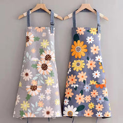Contemporary Cotton Canvas Sunflower Apron
