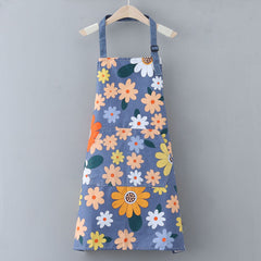 Contemporary Cotton Canvas Sunflower Apron