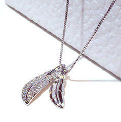 Chic Leaf Choker Pendant Necklace