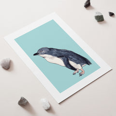 Little Blue Penguin Art Print for sale