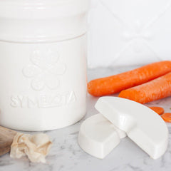 2L Fermentation pot for for making pickled vegetables, sauerkraut, kimchi, pickles, hot sauce, vinegar, kombucha and more.