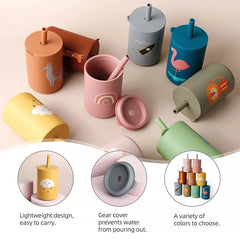 SpillProof Silicone Sippy Cup for Toddlers
