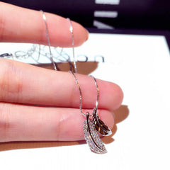 Chic Leaf Choker Pendant Necklace